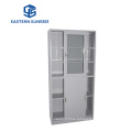 Half Glass 4 Door Steel Customized File Cupboard